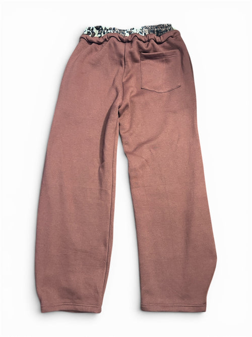 Leopard Luxe Sweatpants (Brown)